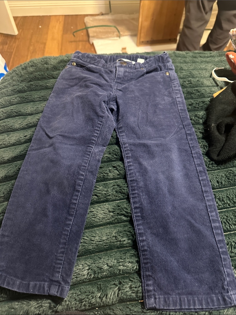 Janie and Jack Navy Blue Corduroy Kids Pants